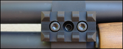 3 slot rail shown on a BMT Mountl