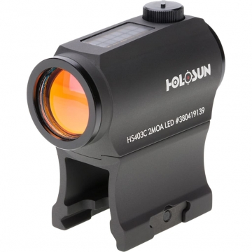 Holosun Micro Red Dot Sight 20mm Solar With Dot