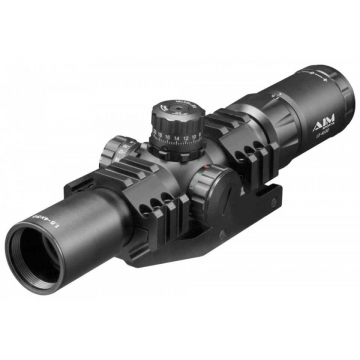 Aim Sports Recon Series 1.5-4X30MM Rifle Scope with MIL-DOT Reticle