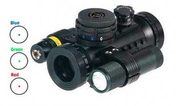 BSA STSRGBD20LL - Stealth Tactical Illuminated Sight with Flash Light & Laser
