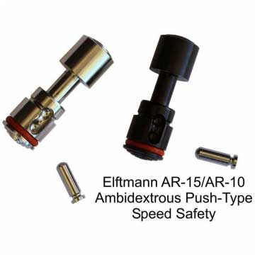 Elftmann Speed Safety - Push Button AR15 Ambidextrous Safety