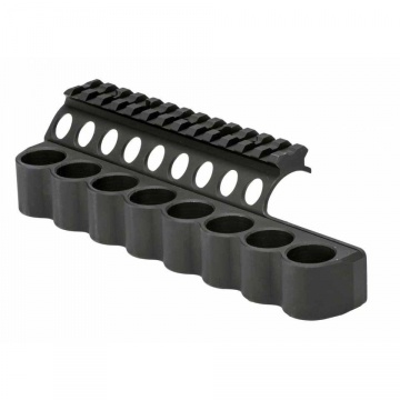 Mesa Tactical SureShell Carrier and Rail for Benelli M4 (8-Shell, 12-GA, 5 1/2 in)