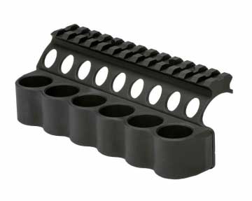 Mesa Tactical SureShell Carrier and Rail for Benelli M4 (6-Shell, 12-GA, 5 1/2 in)