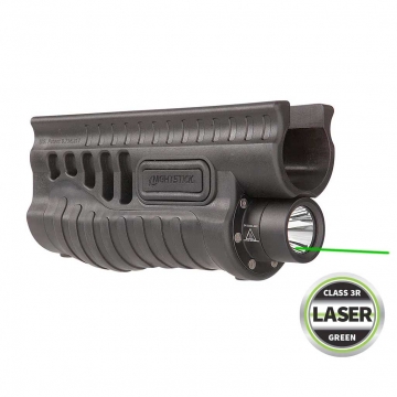 Nightstick Remington 870 Forend Light with Green Laser - 12 Gauge