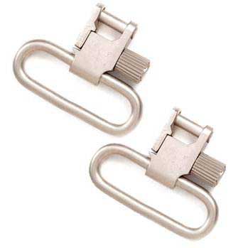 Uncle Mike's QD Super Sling Swivel with Tri-Lock - Nickel