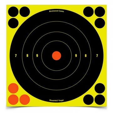 Birchwood Casey Shoot•N•C Targets - 8" BullsEye, 6 Pack