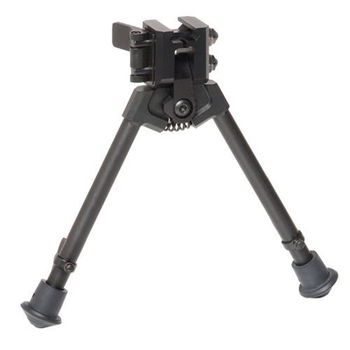 Versa-Pod 300 Series: 9-12" standard bench bipod with rubber feet, non-pan/tilt, picatinny rail moun