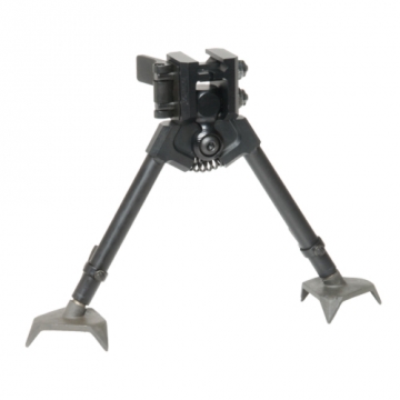 Versa-Pod 300 Series: 7-9" prone bipod with Raptor feet, pan/tilt, picatinny rail mounted with rapid