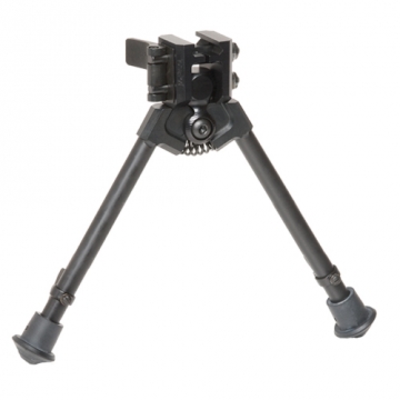 Versa-Pod 300 Series: 9-12" standard bench bipod with rubber feet, pan/tilt, picatinny rail mounted 