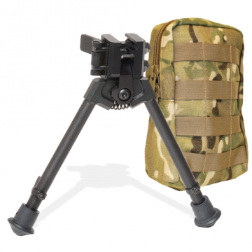 Versa-Pod Defense, Battlepack 300 Series: 9-12" bench bipod without pan function, includes Raptor, r