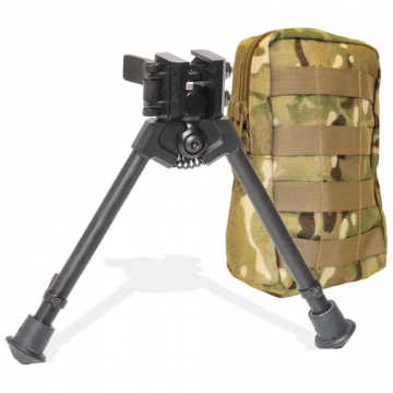 Versa-Pod Defense, Battlepack 300 Series: 9-12" bench bipod w/pan & tilt function, includes Raptor, 