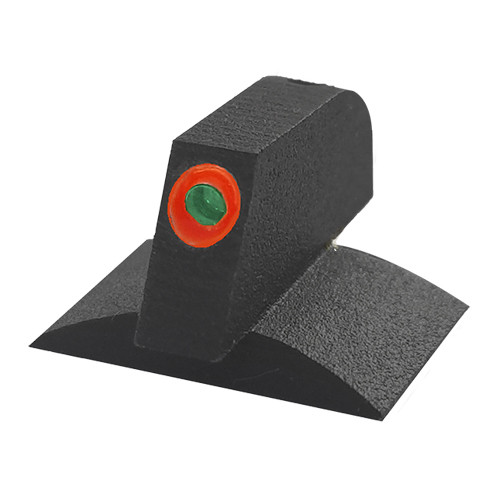 Kensight ProGlo - Tritium Ramped Front Night Sight w/ Lumi Orange Outline, 0.240" Tall, contoured Ba