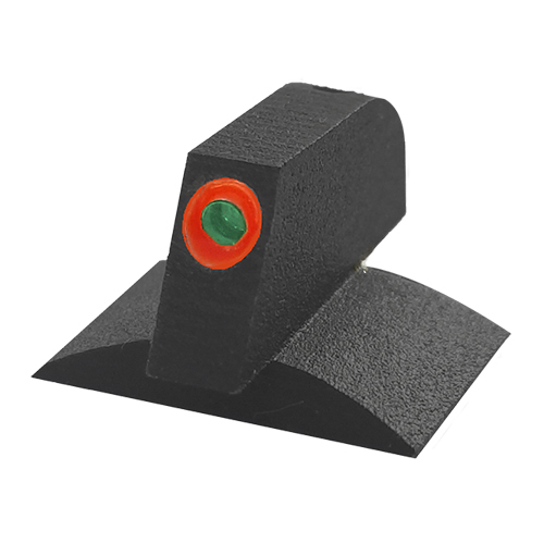 Kensight ProGlo - Tritium Ramped Front Night Sight w/ Lumi Orange Outline, 0.230" Tall, contoured Ba