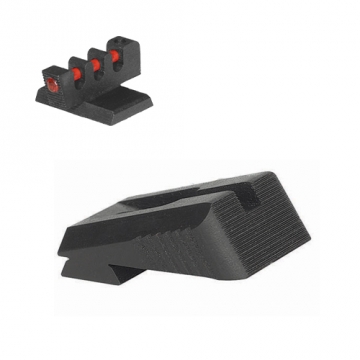 Kensight Kimber  Sight Set Serrated Blade (860-221) w/ 0.160" Tall Fiber Optic Flat Front Sight (