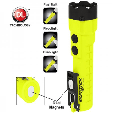 X-series Intrinsically-safe Dual-light Flashlight W/ Dual Magnets