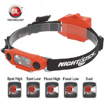 Dicata Intrinsically Safe Low-profile Dual-light Headlamp