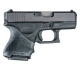Hogue HandALL Beavertail Grip Sleeve for Glock 26/27/29/33 - Black