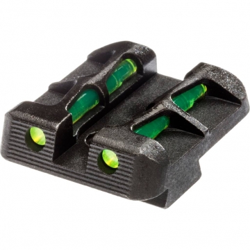 Hiviz Litewave Handgun Rear Sight Glocks 9mm/40 Green Red Black Litepipes Not 42/43
