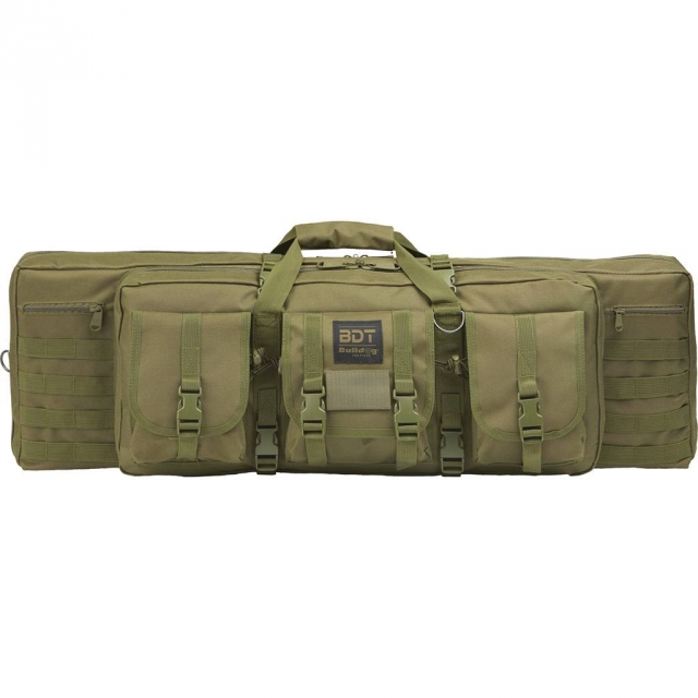 Bulldog Deluxe Single Tactical Rifle Case Green 36 In.