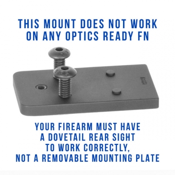 EGW Vortex Razor FN FNS, FNX Sight Mount (Fits C-More STS, STS2, RTS2)