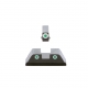 Ameriglo Classic Tritium Sight for Walther PDP - Green & White FRONT, Green & White REAR