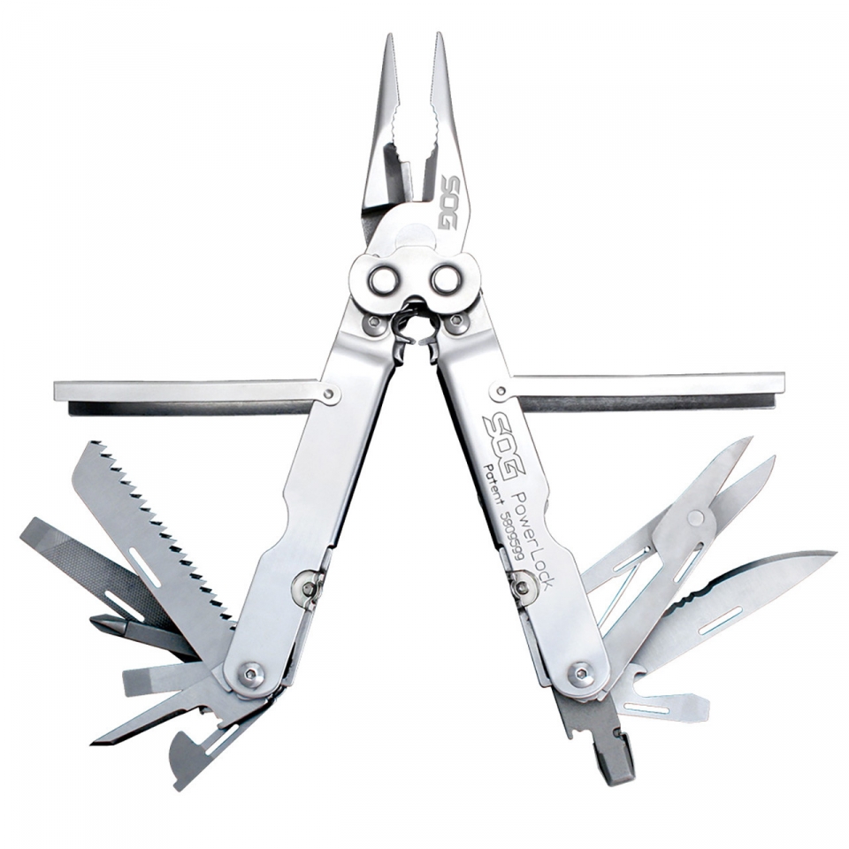 SOG PowerLock Multi-Tool with Nylon Pouch