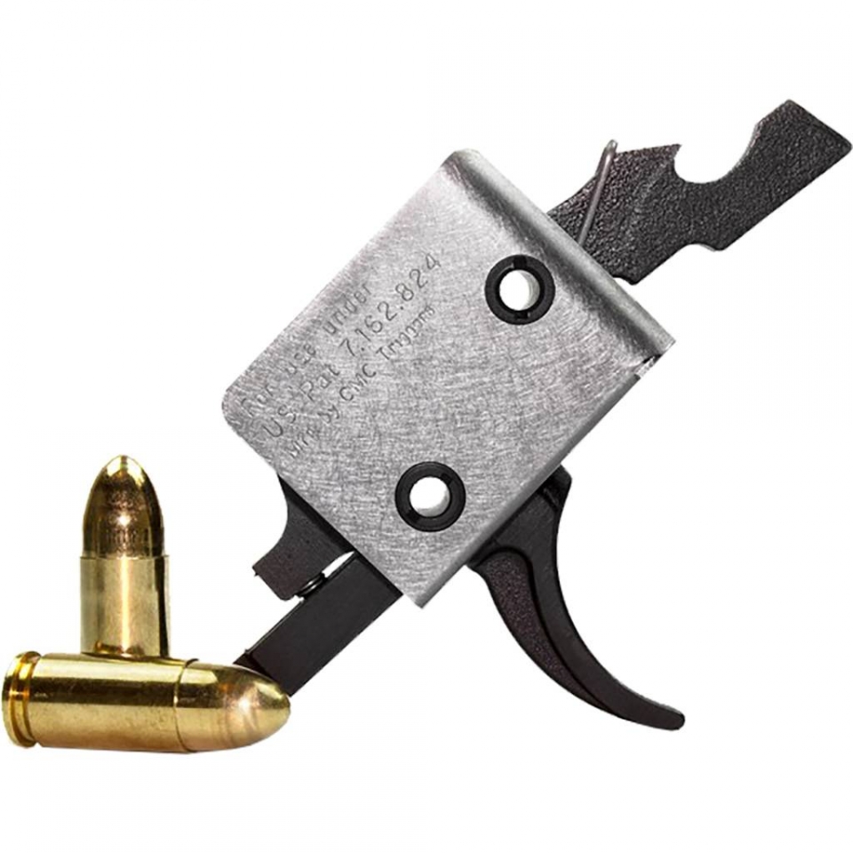 CMC Triggers  Ar15/ar10 9mm Single Stage Trigger Curved 3-3.5 Lb. Pull