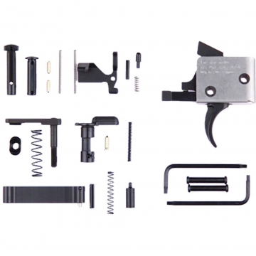 CMC Triggers  Ar15/ar10 Receiver Kit With Trigger Single Stage Curved 3-3.5 Lb. Pull