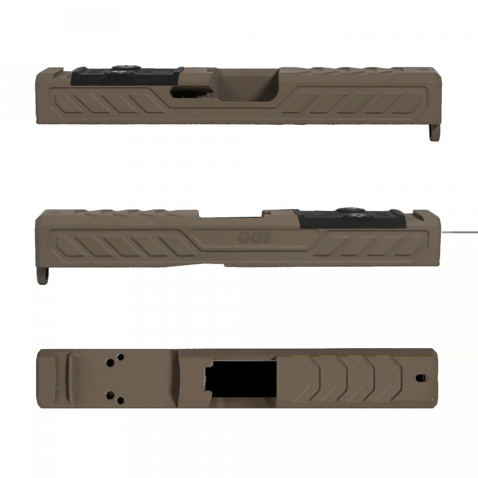 Grey Ghost Precision Slide For Glock 19 Gen 5 RMR V5 Fde