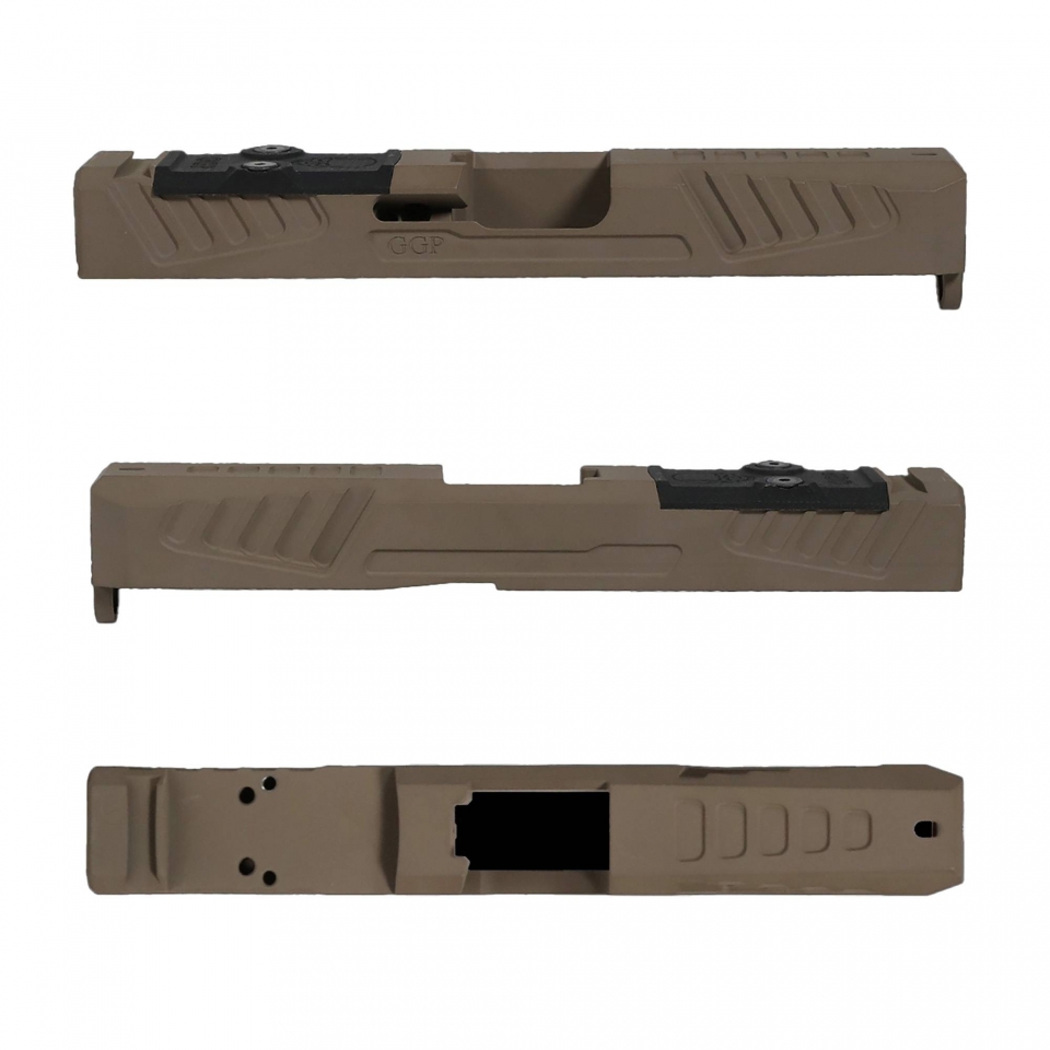 Grey Ghost Precision Slide For Glock 19 Gen 5 RMR V5 Fde