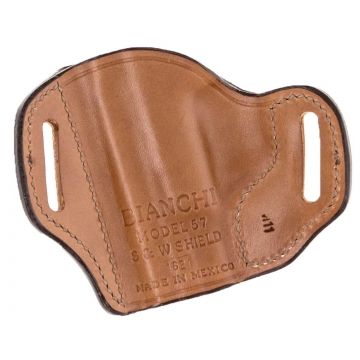 Bianchi Model 57 Remedy Belt Slide Holster for M&P Shield & Springfield Hellcat - Tan - Right Hand