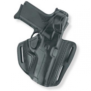 Gould & Goodrich-Gold Line, Three Slot Pancake Holster, Color- Black, Right Hand Fits GLOCK 17, 22,