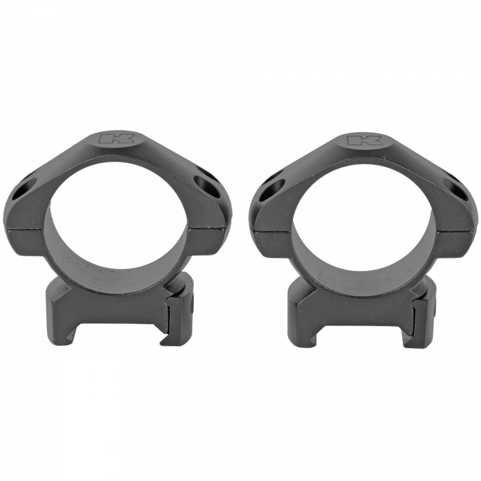 Konus 30mm Scope Rings – Medium Height, Matte Black