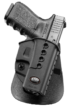 Fobus Evolution Paddle Holster for Glock 17, 19 and 34 - Right Hand Polymer Black
