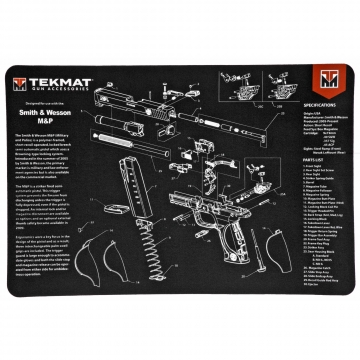 Tekmat Pistol Mat S&W M&P Blk