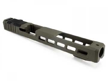 Zaffiri Precision RTS Glock 17L Gen 3 ZPS.3 Slide RMR Cut Olive Drab(OD Green)