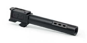 Zaffiri Precision Glock 17 Gen 1-4 Ported Barrel Flush and Crown Black Nitride