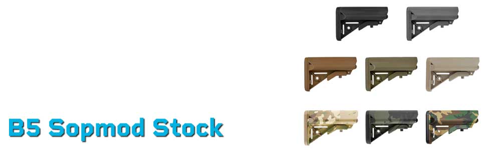 B5 Sopmod Stock – Mil-Spec AR-15 Carbine Stock