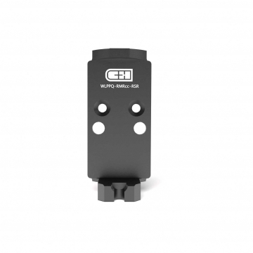 C&H Precision Walther PPQ, Q4, Q5 Trijicon RMRcc Optic Plate – Integrated Rear Sight Steel Mount