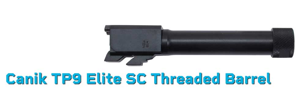 Canik TP9 Elite SC Threaded Barrel | Gold TiN, Fluted, Suppressor-Ready