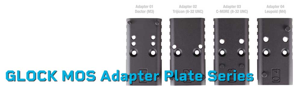 GLOCK MOS Adapter Plate Series – Compare OEM Plates 01–08 & Optics Fit