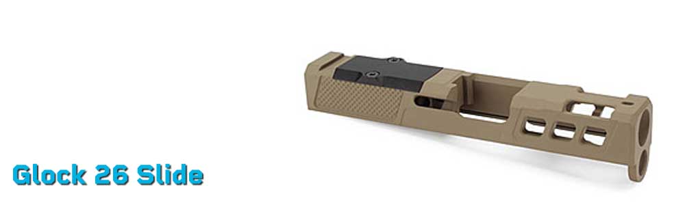 Glock 26 Slide – Gen 3 & Gen 4 Optics-Ready Slides | Mounts Plus