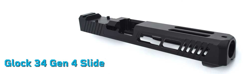Glock 34 Gen 4 Slide – Custom RMR Cut Slide