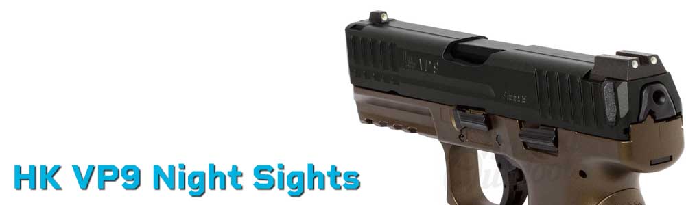 HK VP9 Night Sights – Trijicon HD & XR Pistol Sights