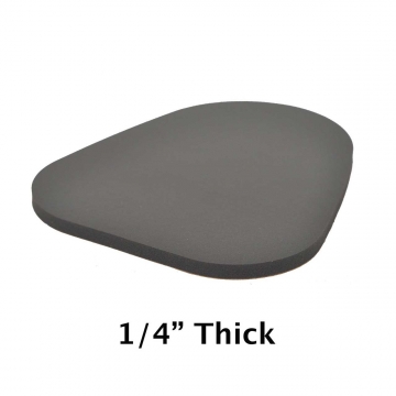 Kick-EEZ Cheek Protector 1/4" Black – Soft Urethane Adhesive Pad for Rifle & Shotgun Stocks