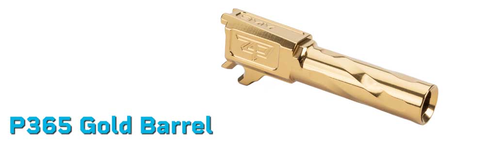 P365 Gold Barrel | Threaded & Match-Grade SIG P365 Barrels