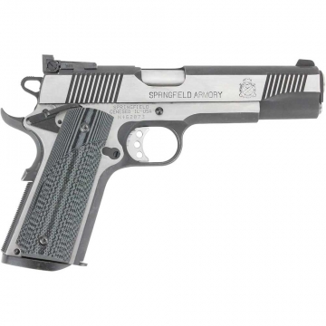 Pachmayr G10 Tactical Smooth Grip Panel for 1911 Pistol – Black/Gray