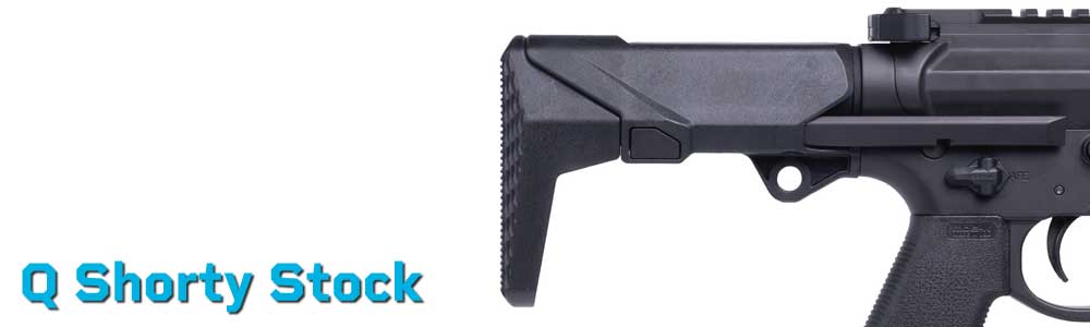 Q Shorty Stock - Lightweight Fixed Stock for AR Builds