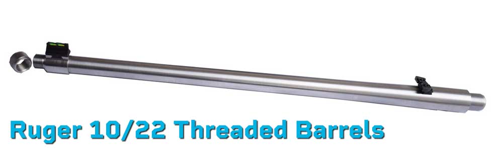 Ruger 10/22 Threaded Barrels | Bull, Fluted & Takedown Options