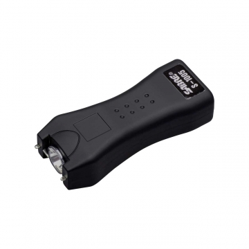 Sabre 2-in-1 Stun Gun and Flashlight with Belt Holster – Black